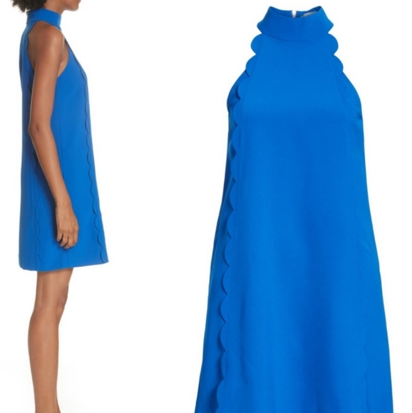 Ted Baker London Blue Sleeveless Mini Dress Size 0 - Picture 4 of 9